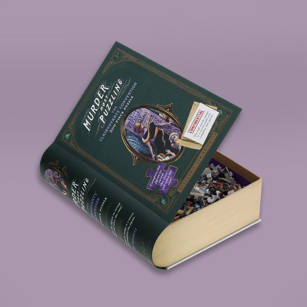 Murder Most Puzzling The Clairvoyants' Convention 500-Piece Puzzle