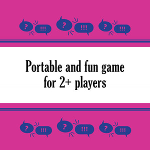Portable and fun game for 2+ players