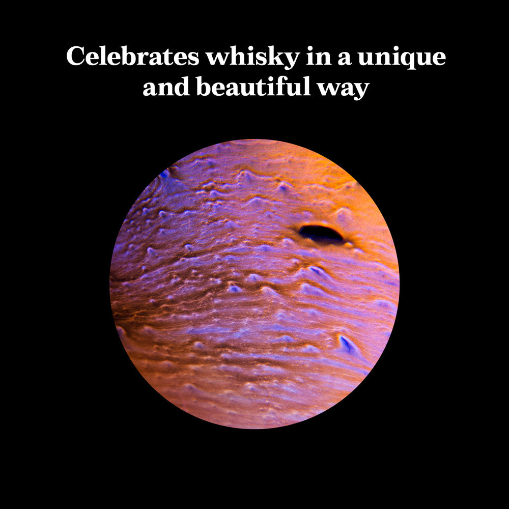 Celebrates whisky in a unique and beautiful way