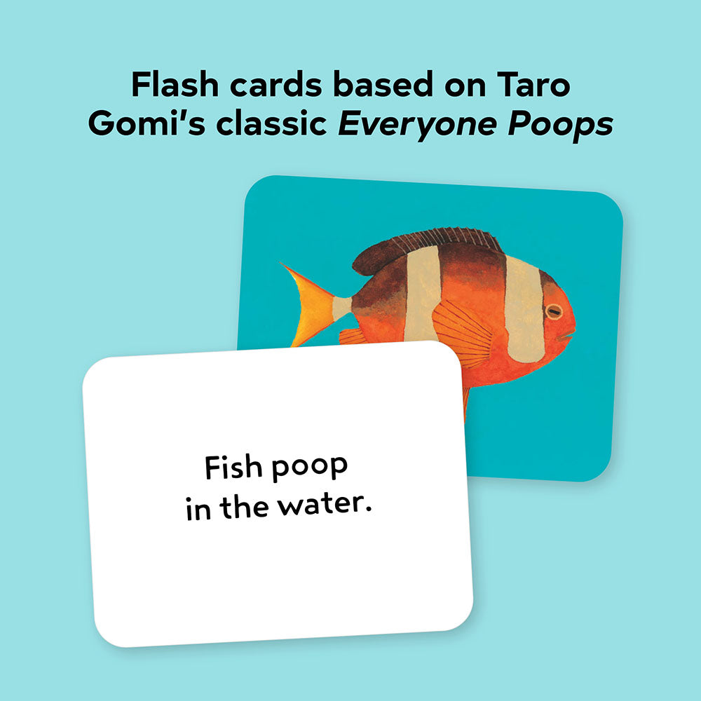 Everyone Poops Flash Cards