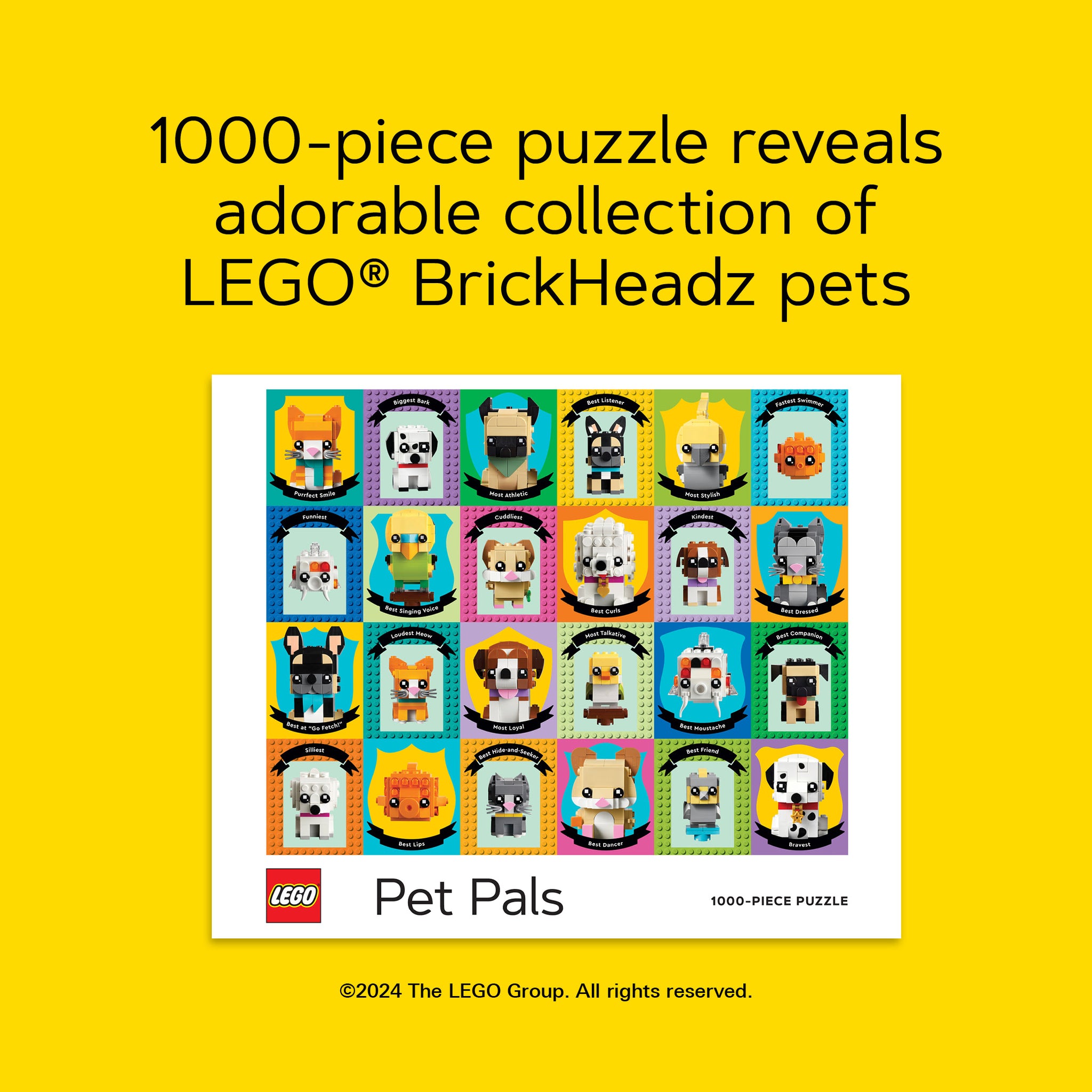 LEGO Pet Pals 1000 Piece Puzzle Chronicle Books lego-pet-pals-1000-piece-puzzle-chronicle-books
