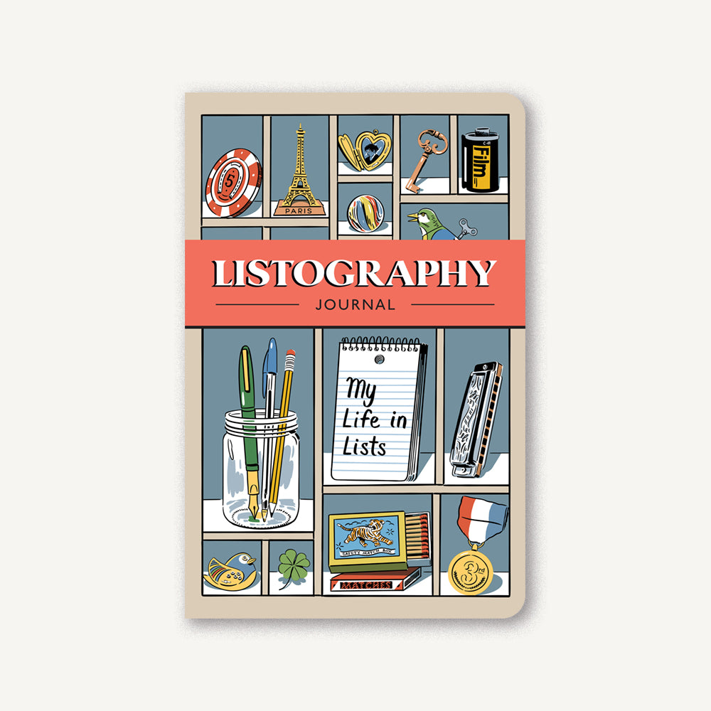 Type Question Listography Listography Journal (Updated Edition) – Chronicle Books