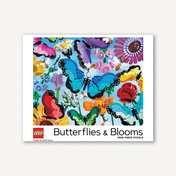 LEGO Butterflies & Blooms 1000-Piece Puzzle – Chronicle Books