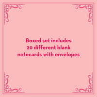 Vintage Fashion: 20 Notecards & Envelopes