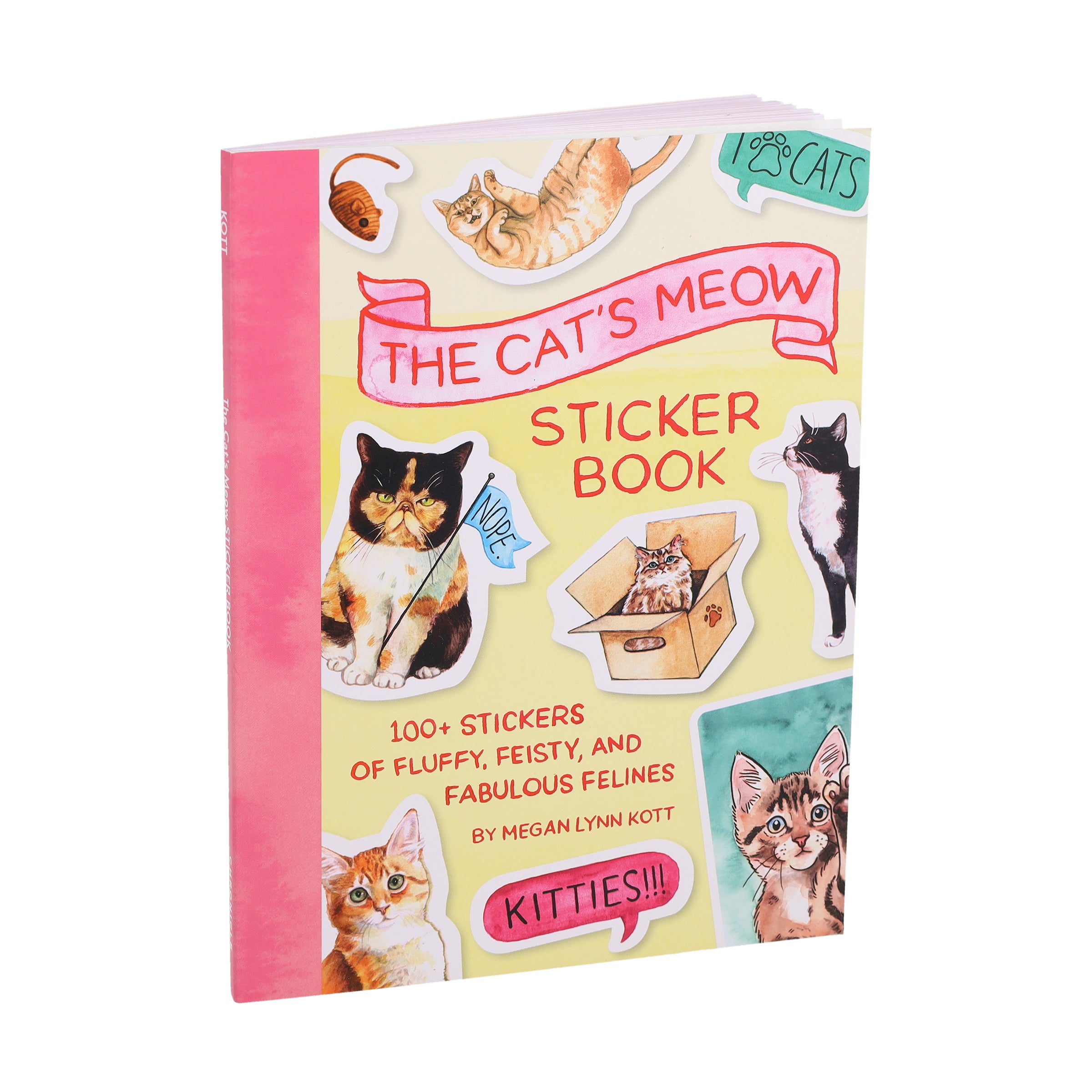 ✧確認用✧green eyed cat✧signature note book✧ Cat's Meow Sticker Book – Chronicle Books