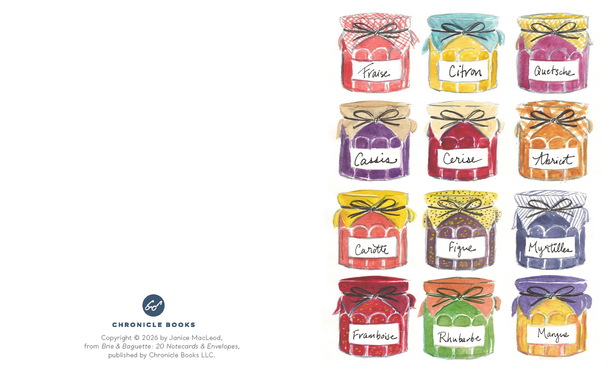 Brie & Baguette Notes – Chronicle Books