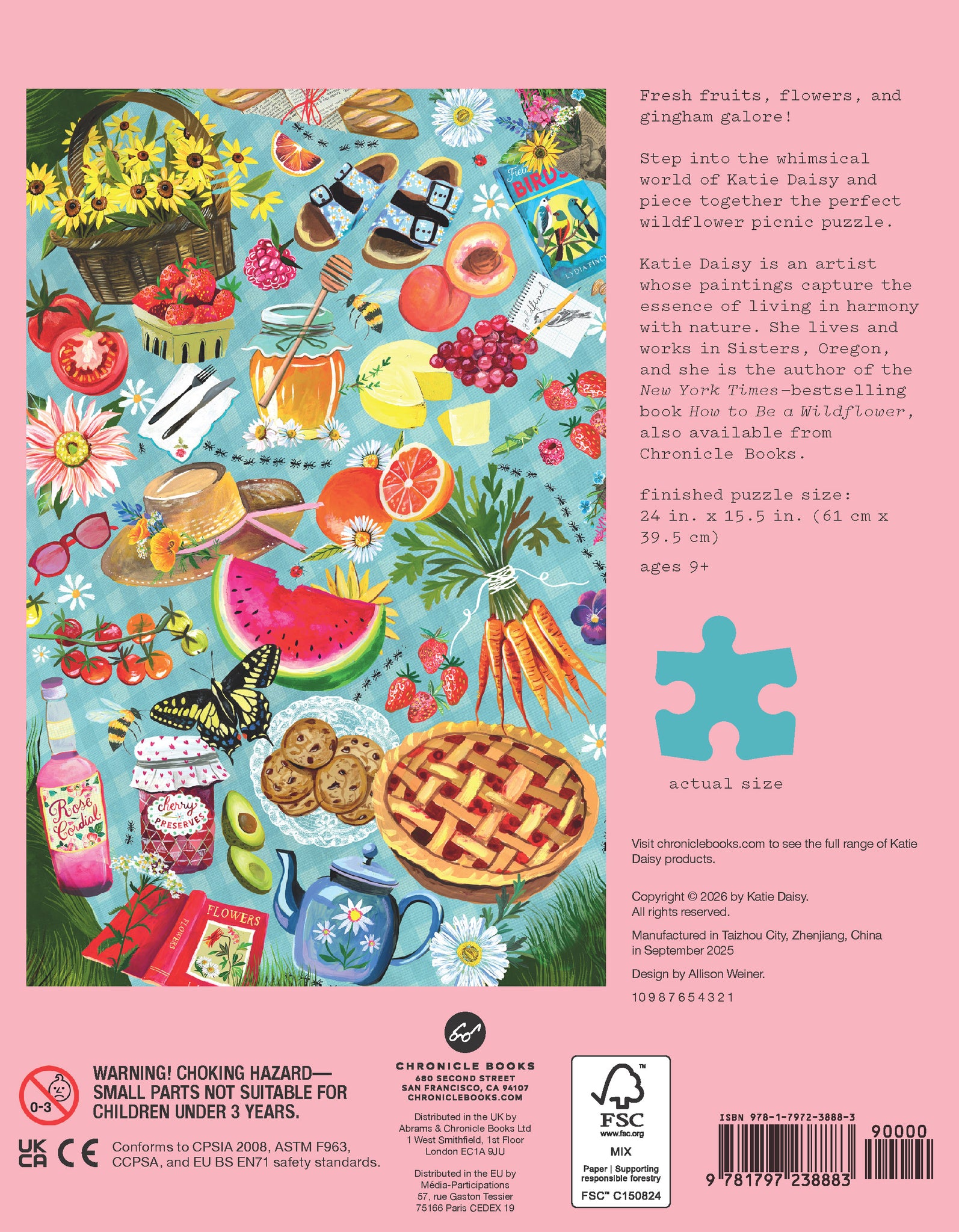 Wildflower Picnic 500-Piece Puzzle – Chronicle Books