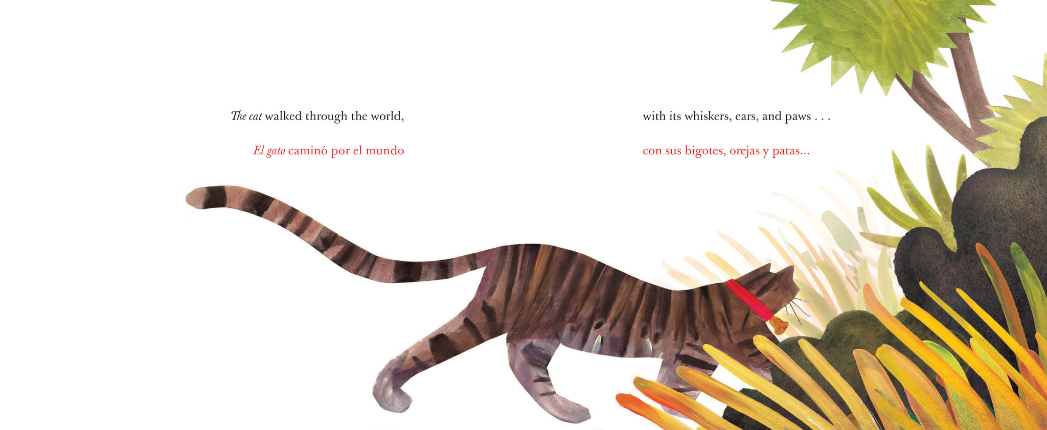 They All Saw a Cat/Todos vieron un gato (English-Spanish Bilingual