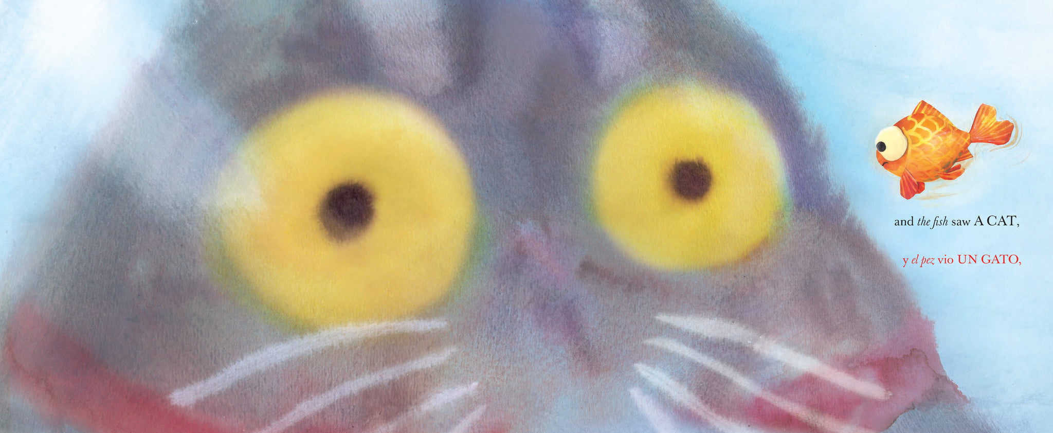 They All Saw a Cat/Todos vieron un gato (English-Spanish Bilingual