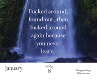 Disappointing Affirmations 2027 Daily Calendar