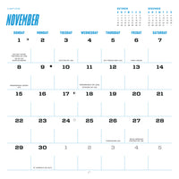 Hot Wheels Garage of Legends 2027 Wall Calendar