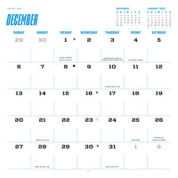 Hot Wheels Garage of Legends 2027 Wall Calendar