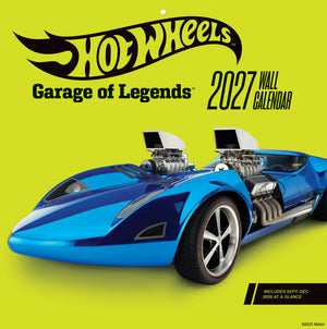 Hot Wheels Garage of Legends 2027 Wall Calendar – Chronicle Books