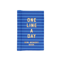 Navy Stripes Mini One Line a Day