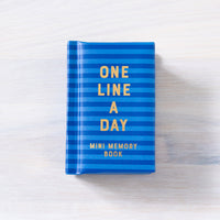 Navy Stripes Mini One Line a Day