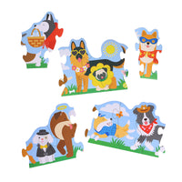 Dog Parade Shaped Floor Puzzle