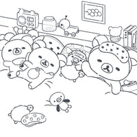 Rilakkuma Coloring Book: Cute & Cozy Classics