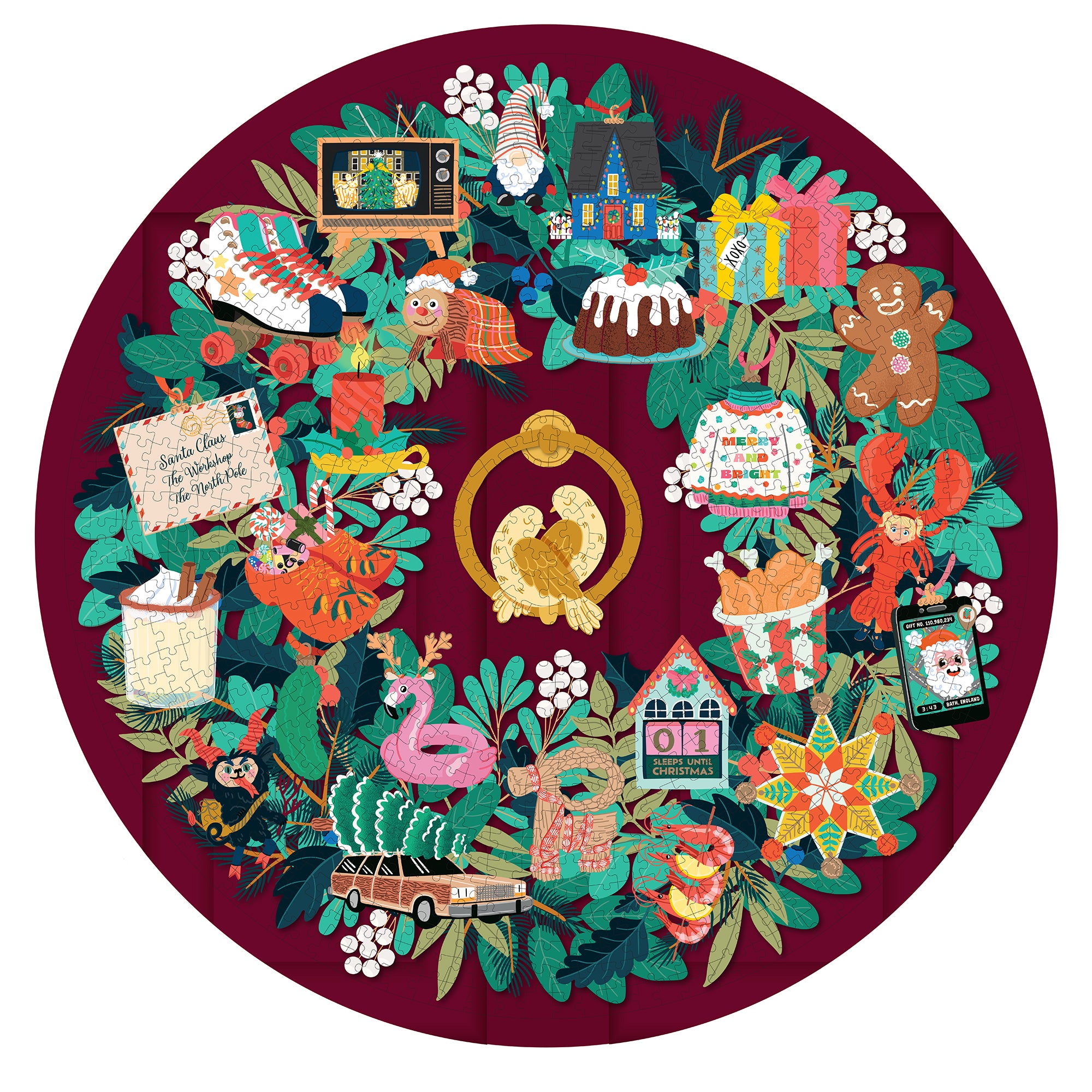 Christmas Celebrations 1000-piece Jigsaw Puzzle – Chronicle Books