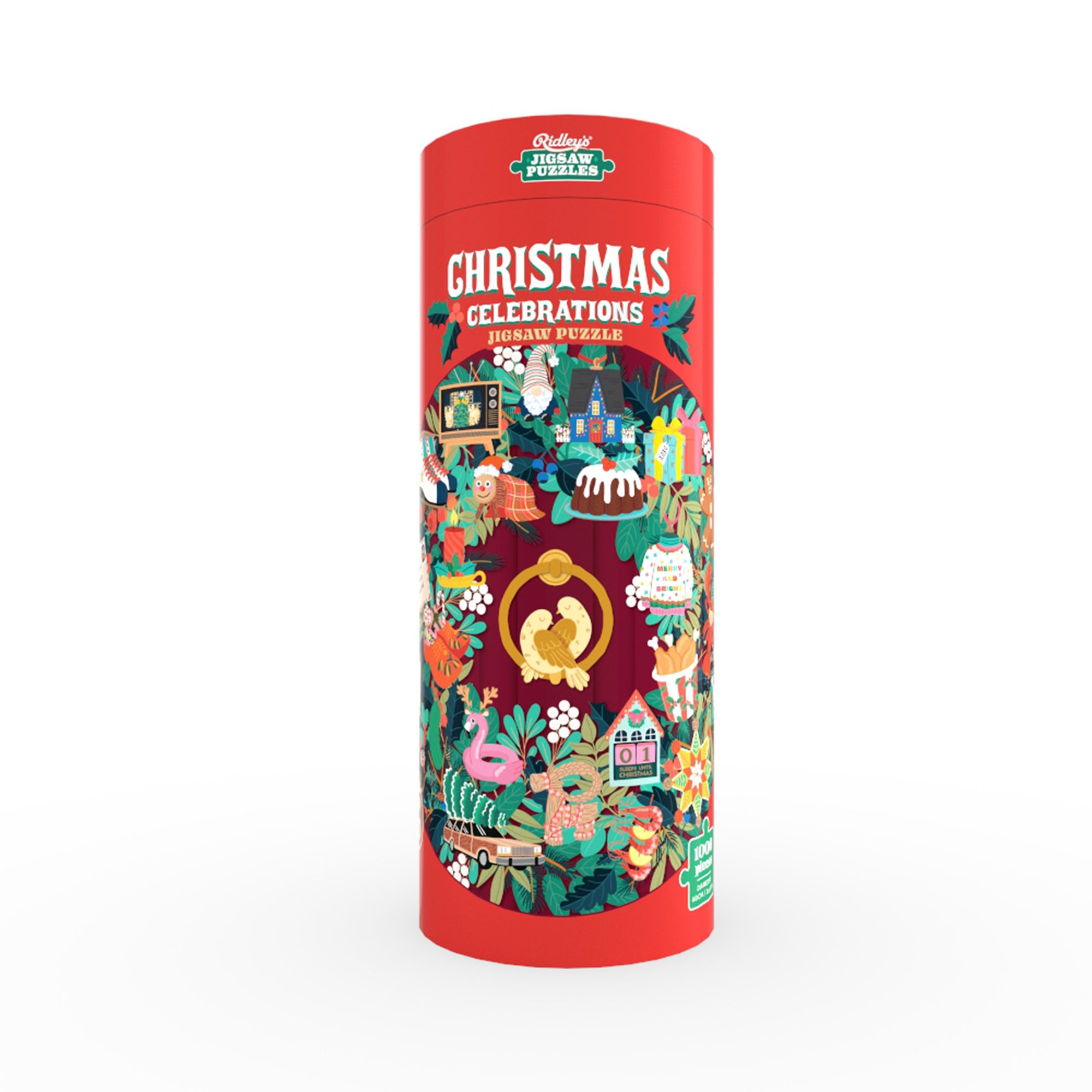 Christmas Celebrations 1000-piece Jigsaw Puzzle – Chronicle Books
