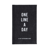 Black Canvas One Line a Day