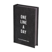 Black Canvas One Line a Day