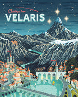 A Court of Thorns and Roses Official Greetings from Velaris 1000-Piece Puzzle