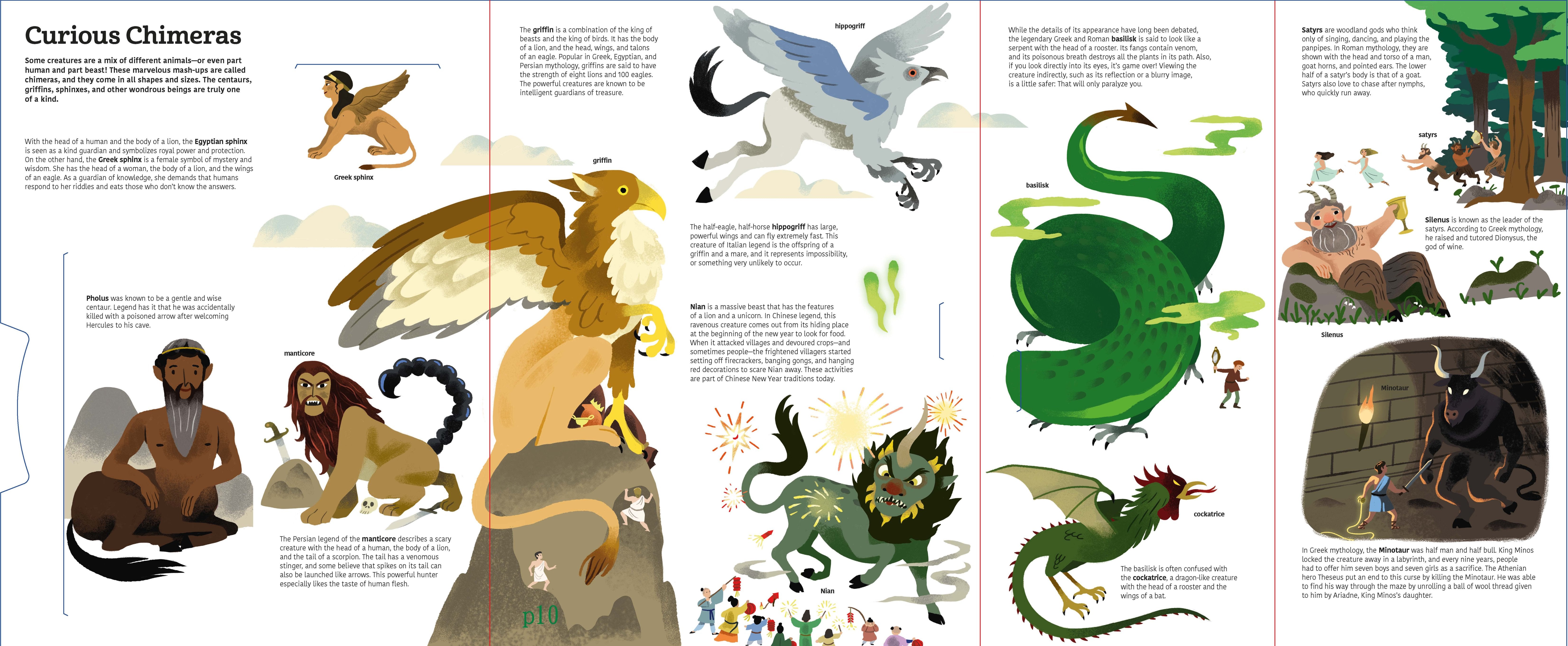 book about mythical monsters The Ultimate Book of Mythical Creatures