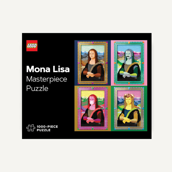 LEGO Masterpiece Puzzle: Mona Lisa 1000-Piece Puzzle – Chronicle Books
