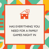 Has everything you need for a family games night in