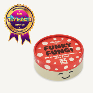Funky Fungi game with Toy Insider 2022 Top Summer Toys award badge