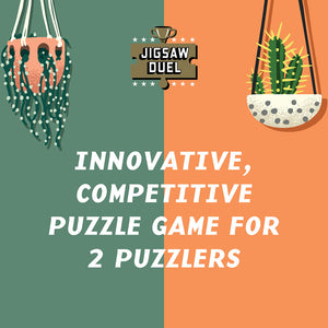 Innovative, competitive puzzle game for two players