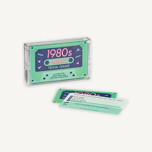 1980s Music Trivia Game Tape