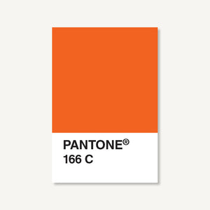 Pantone Postcard Box: 166 C postcard