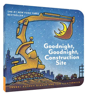 Cover of 'Goodnight, Goodnight, Construction Site' by Sherri Duskey Rinker and Tom Lichtenheld