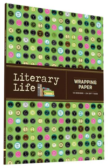 Literary Life Wrapping Paper