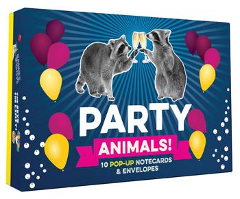 Party Animals! Pop-up Notecard Collection