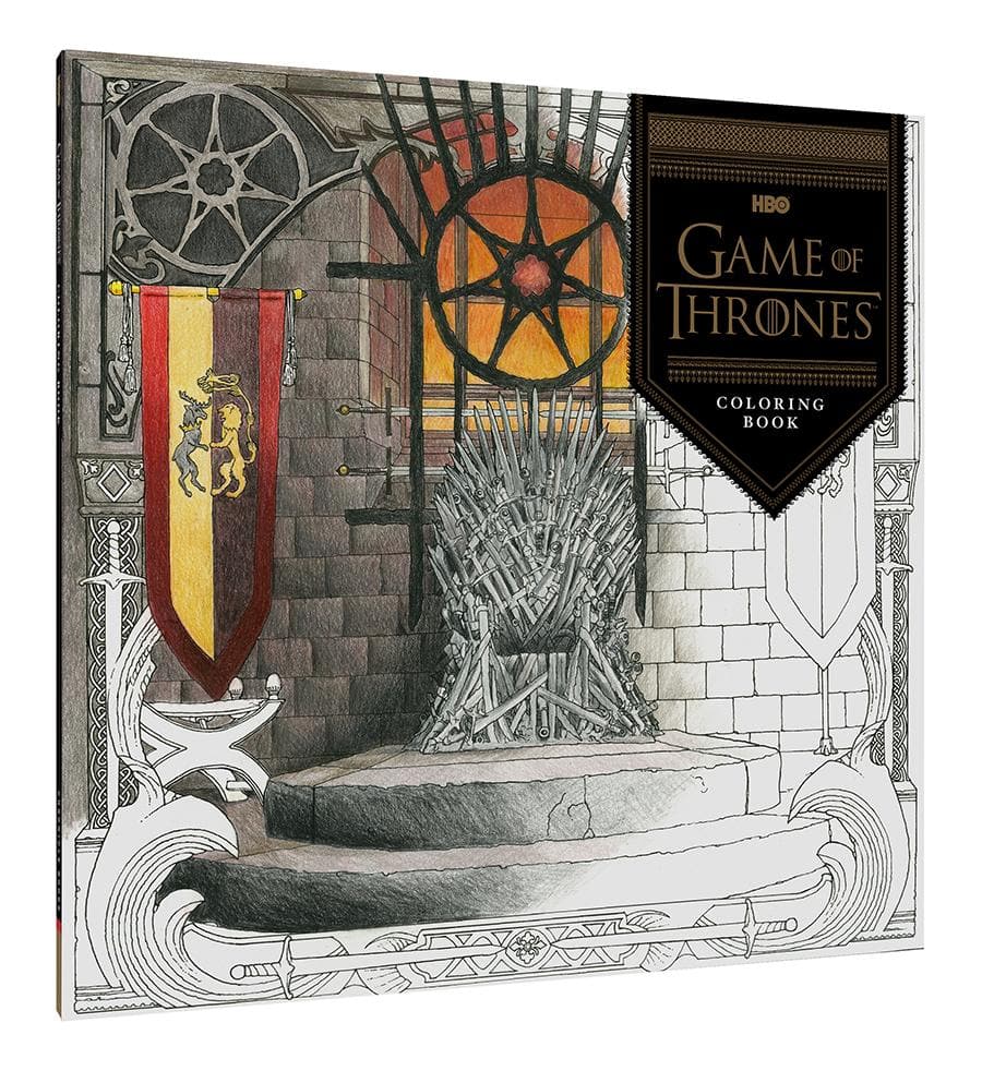 HBO s Game of Thrones Coloring Book Lot of 2 - New Based on TV Series