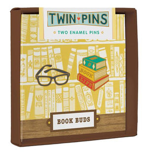 Book Buds Twin Pins