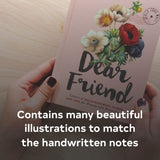 Contains beautiful illustrations to match the handwritten notes