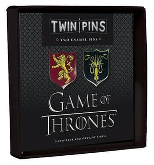 Game of Thrones Twin Pins: Lannister and Greyjoy Sigils
