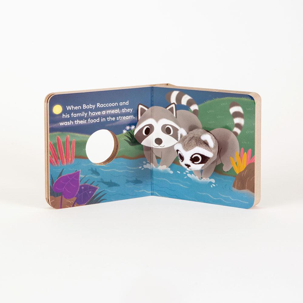 Baby Raccoon: Finger Puppet Book interior
