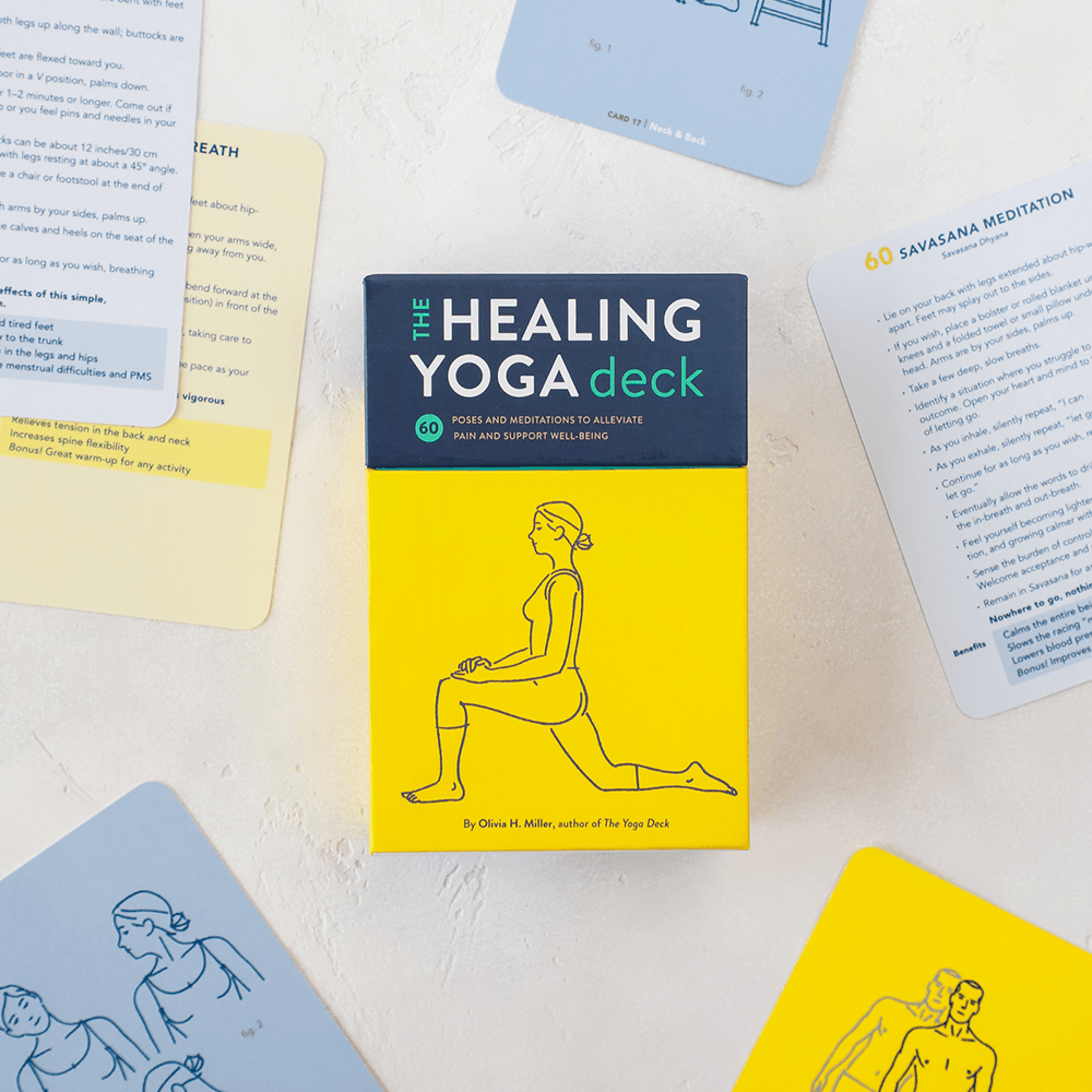 Healing Yoga Deck with cards