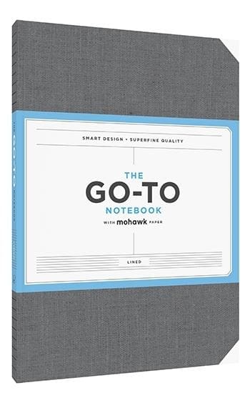 Go-To Notebook with Mohawk Paper, Slate Grey Lined