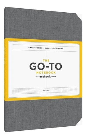 Go-To Notebook with Mohawk Paper, Slate Grey Dotted