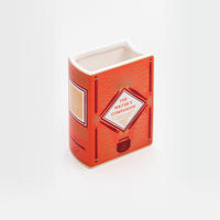 Bibliophile Ceramic Vase: The Writer's Companion