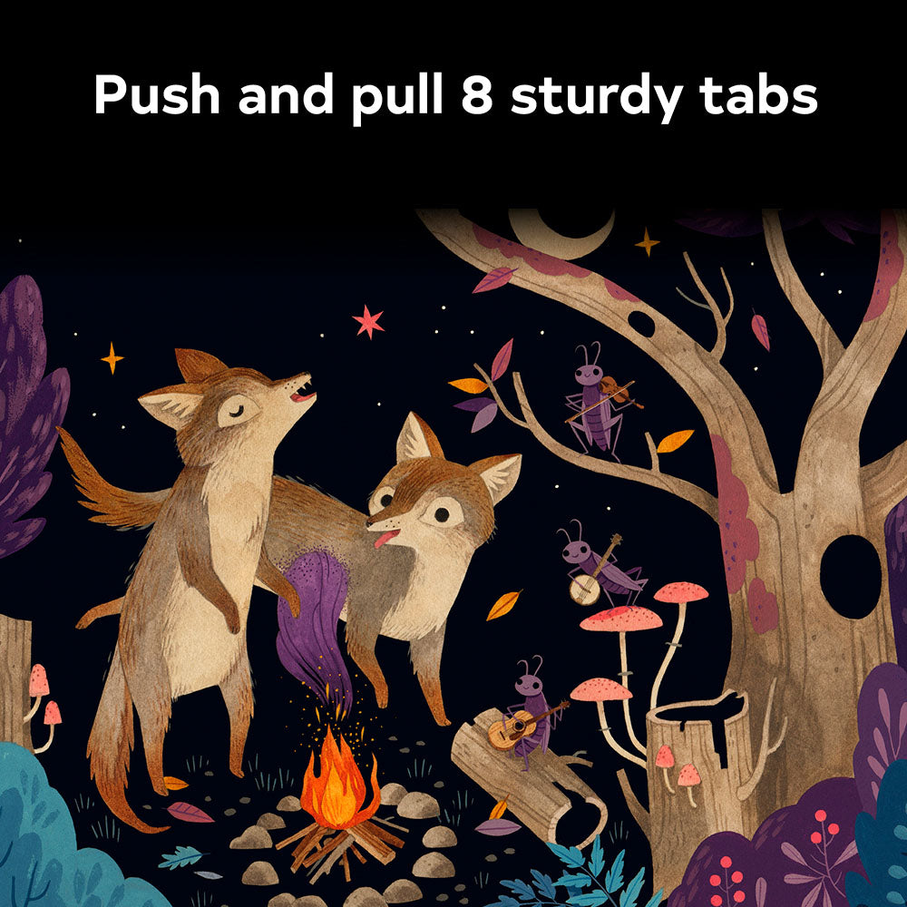 Push and pull 8 sturdy tabs