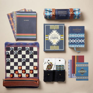 The Pendleton Field Guide to Camping with Pendleton games and stationery