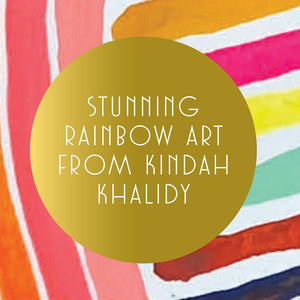 Stunning rainbow art from Kindah Khalidy