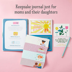 Keepsake journal just for moms and their daughters