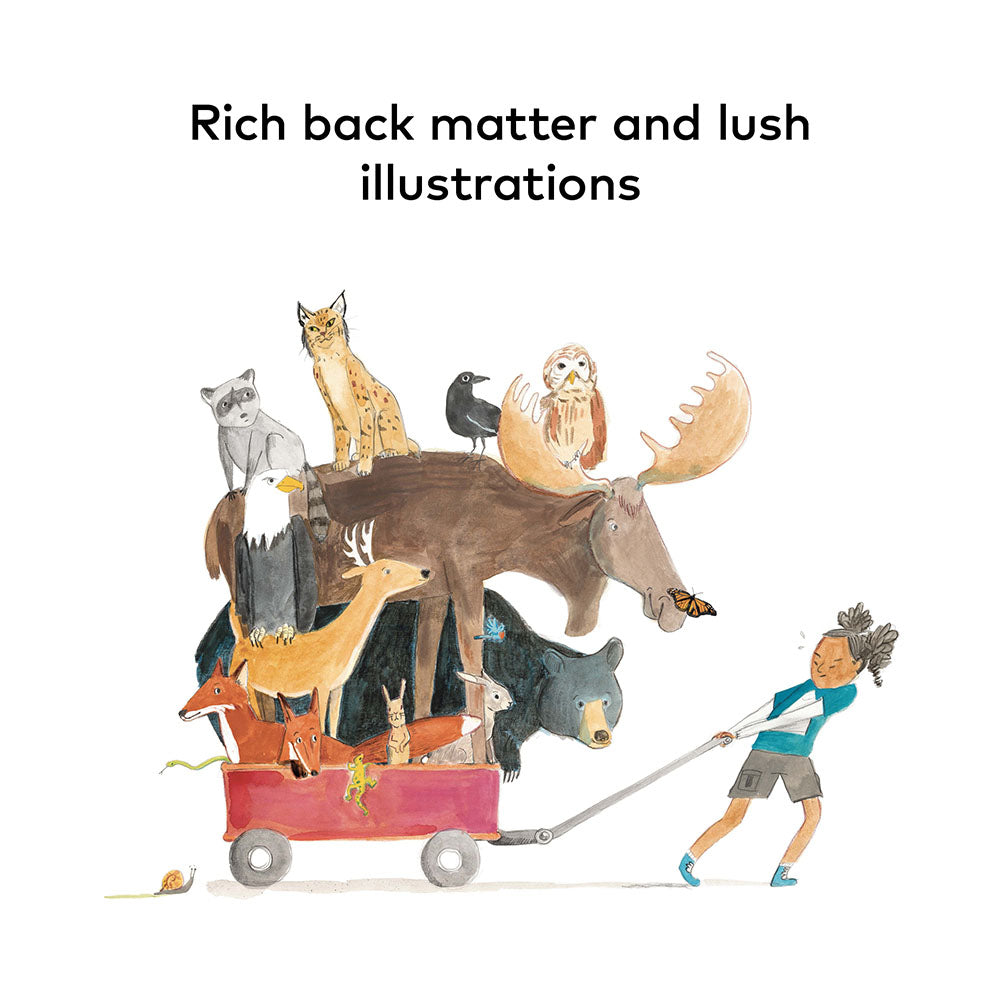 Rich back matter and lush illustrations